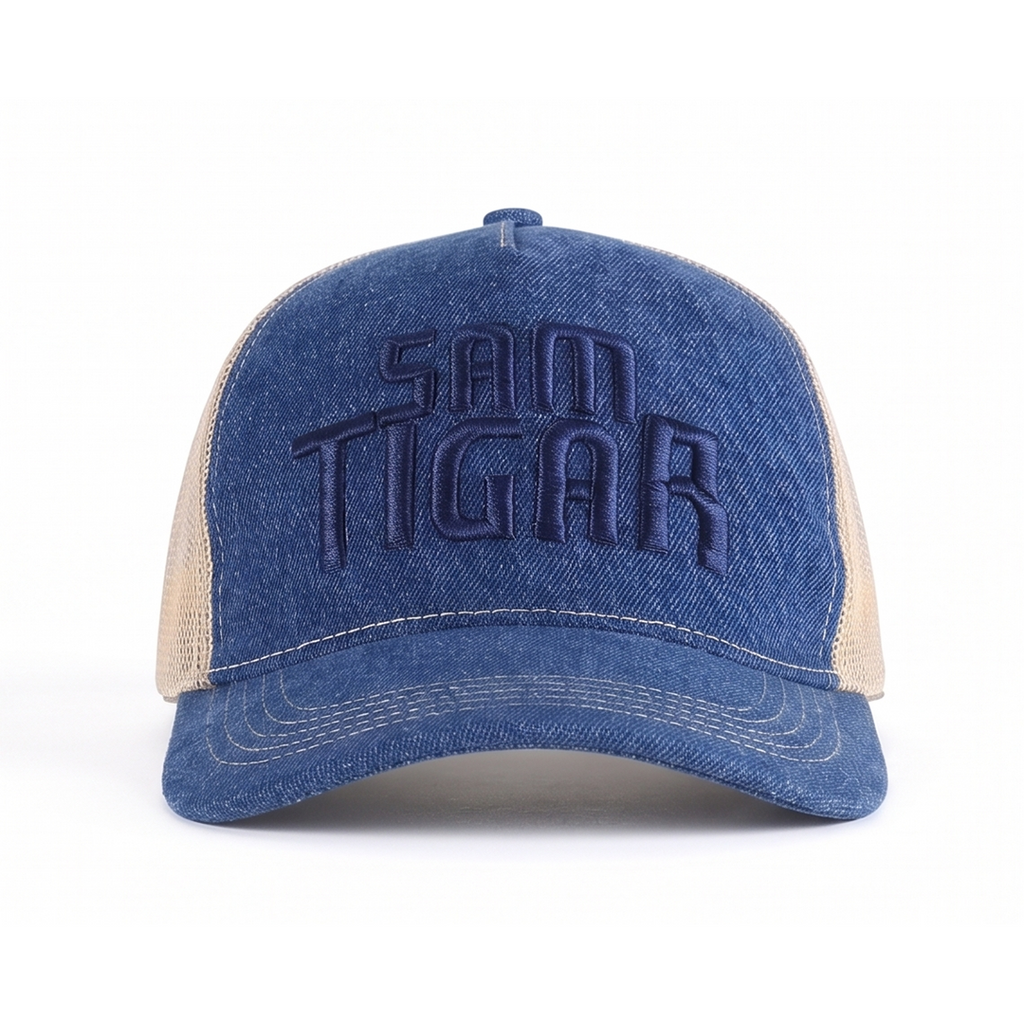 Denim Tigar Cap
