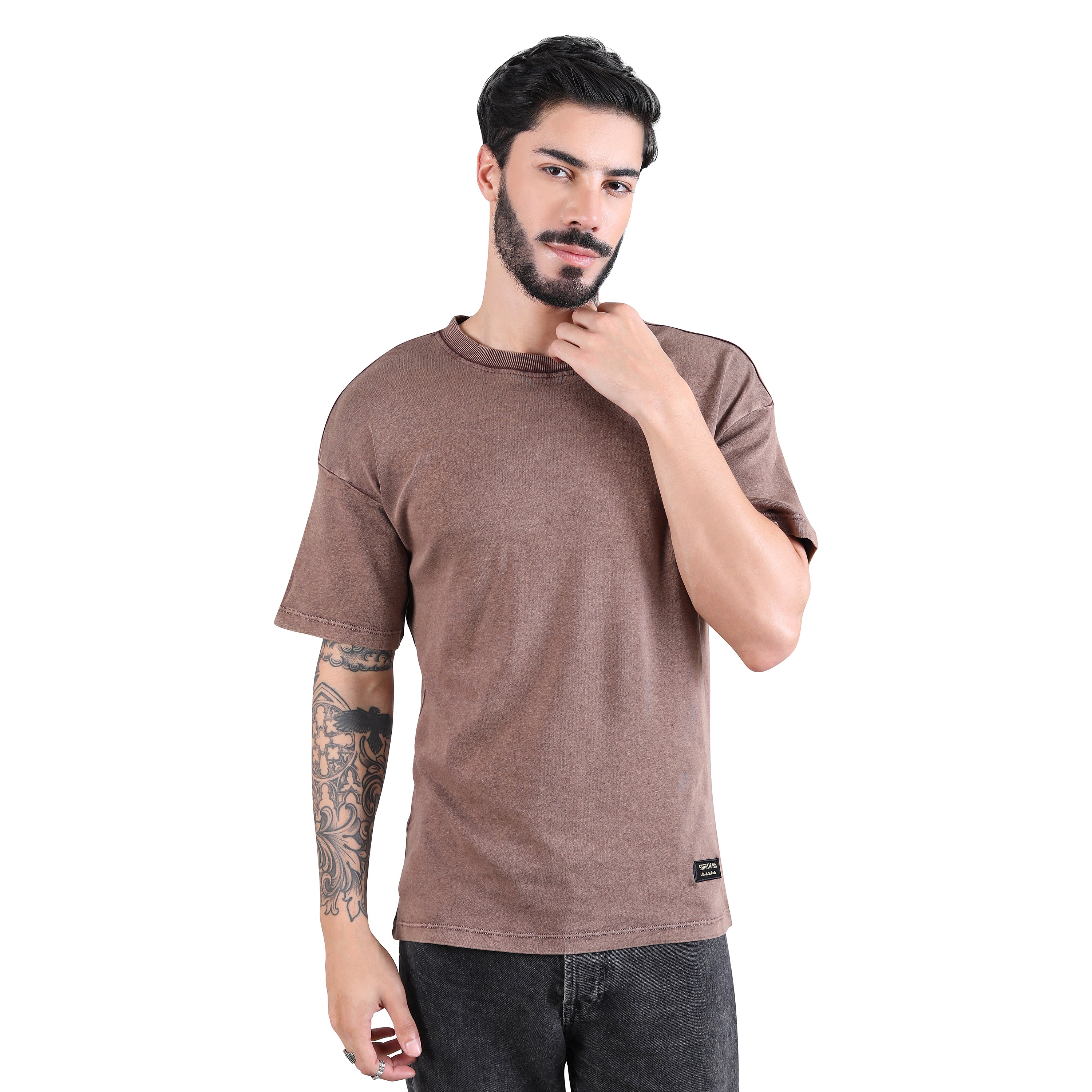 Stoned Brown Interlock