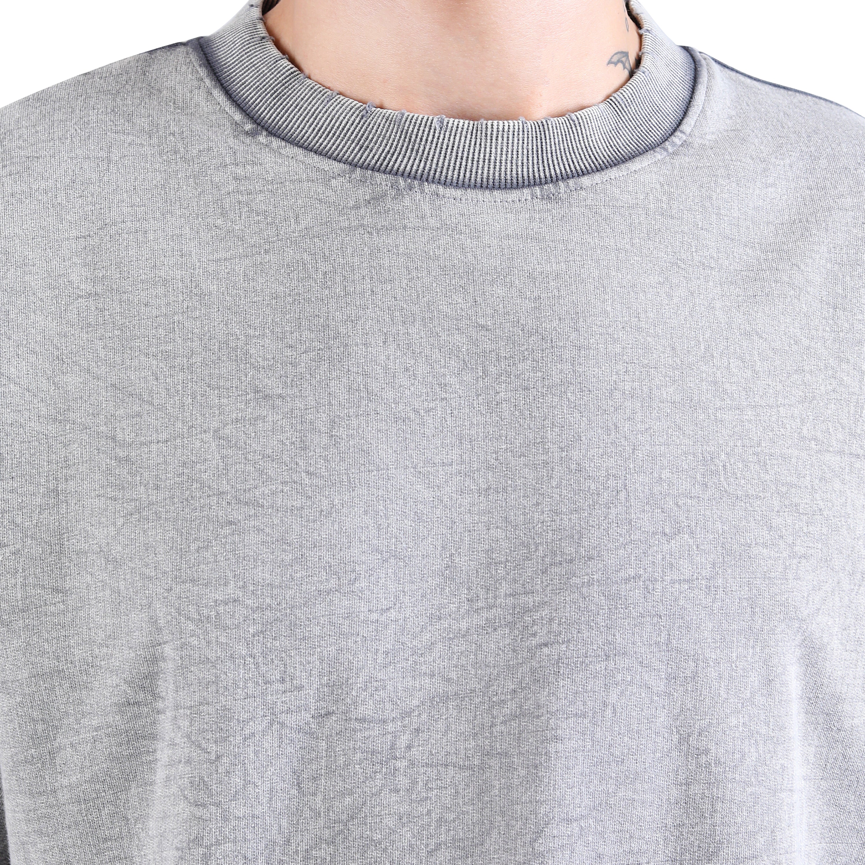 Stoned Grey Distressed