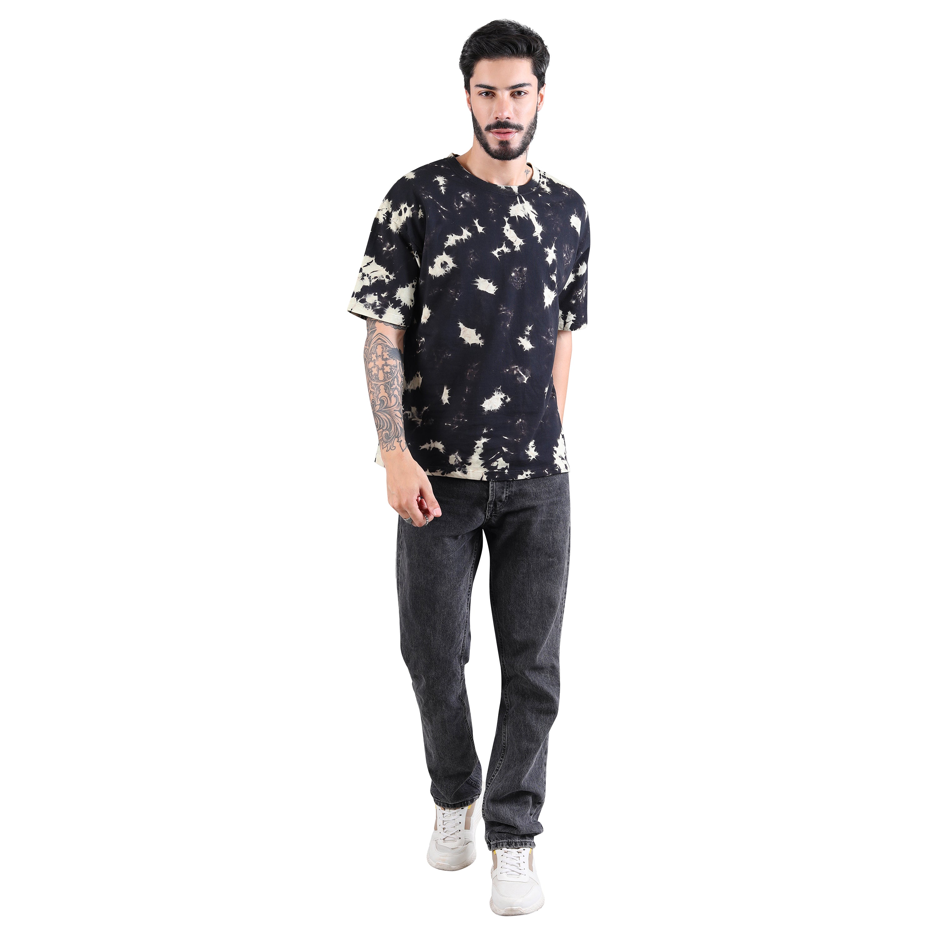 Stoned Patched Black