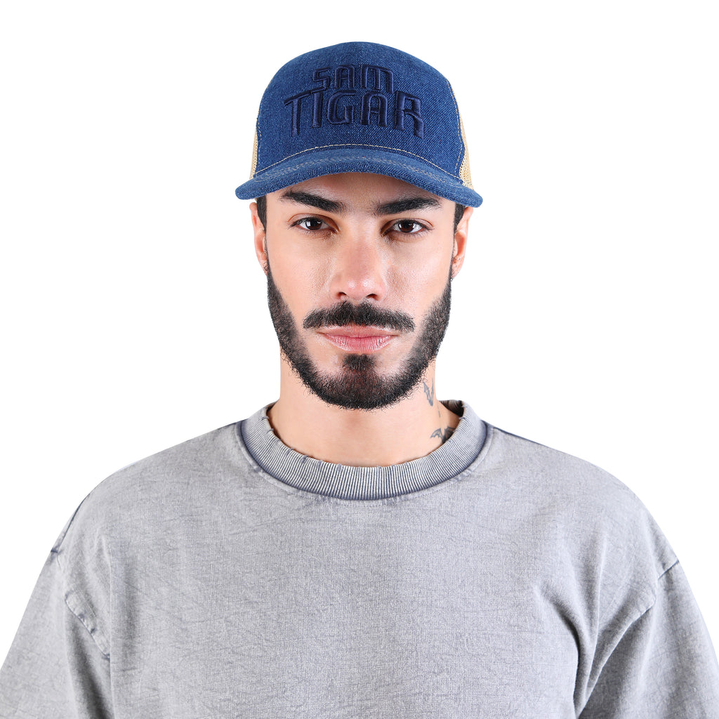 Denim Tigar Cap